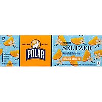 Polar Orange Vanilla Seltzer - 12-12 Fl. Oz. - Image 2