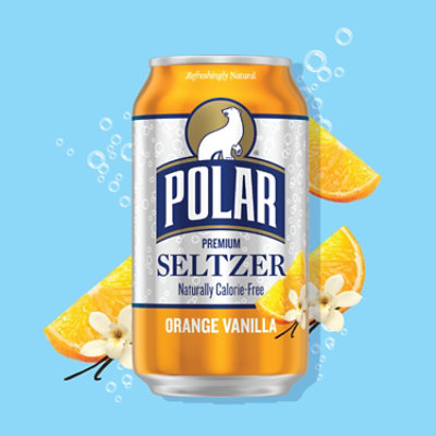 Polar Orange Vanilla Seltzer - 12-12 Fl. Oz. - Image 3