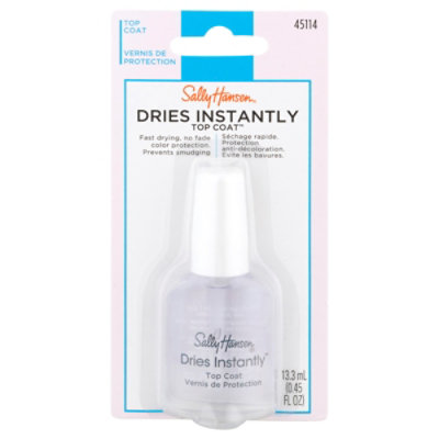 Sally Sh Dries Instantly Top Coat - .14 Fl. Oz. - Image 2