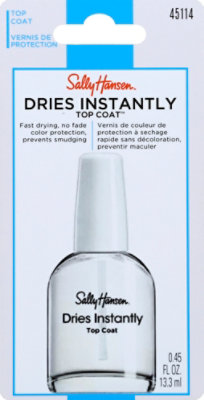 Sally Sh Dries Instantly Top Coat - .14 Fl. Oz. - Image 1