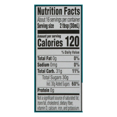 O Organics Syrup Blue Agave Raw - 16.2 Fl. Oz. - Image 3
