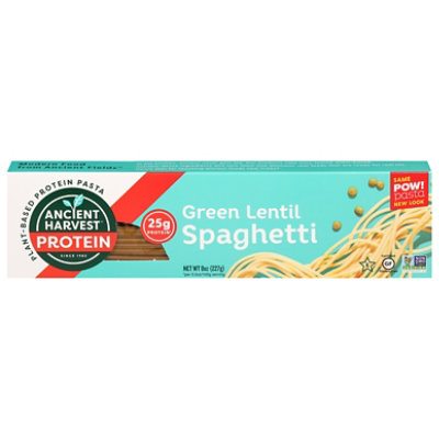 Ancient Harvest Pasta Spaghetti Pow Green Lentil Box - 8 Oz - Image 3