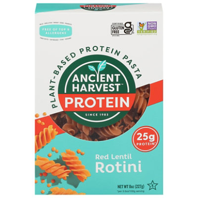 Ancient Harvest Pasta Rotini Red Lentil Box - 8 Oz - Image 2