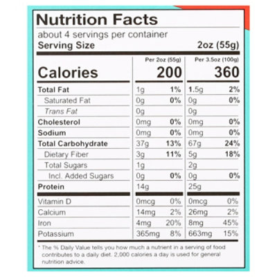 Ancient Harvest Pasta Rotini Red Lentil Box - 8 Oz - Image 4