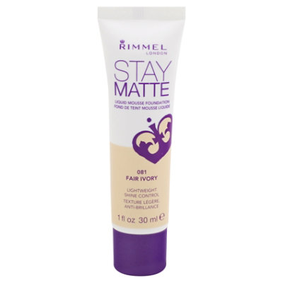 Rimmel Stay Matte Fndt Fair Ivory - 1.0 Fl. Oz.
