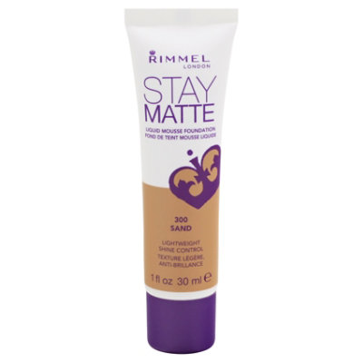 Rimmel Stay Matte Fndt Sand - 1.0 Fl. Oz. - Image 3