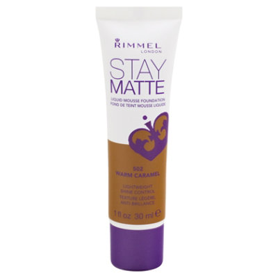 Rimmel Stay Matte Fndt Caramel Beige - 1.0 Fl. Oz.