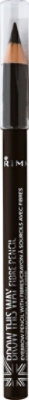 Rimmel Rim Browthisway Fibr Penc Dkbr - .04 Fl. Oz. - Image 2
