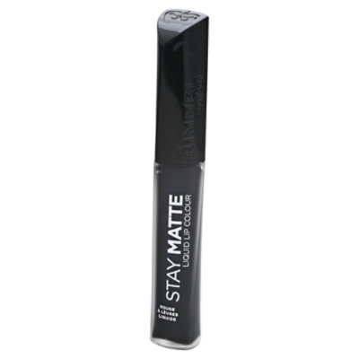 Rimmel Stay Matte Liq Lp Pitch Black - .021 Fl. Oz. - Image 3