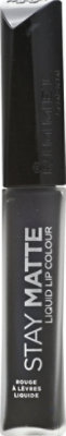 Rimmel Stay Matte Liq Lp Pitch Black - .021 Fl. Oz. - Image 2