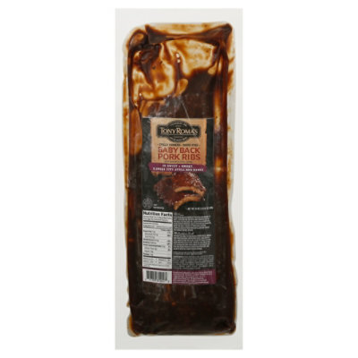 Tony Romas Baby Back Ribs Kannas City Sweet And Smokey - 24 Oz