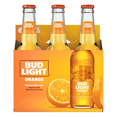 Bud Light Orange In Bottles - 6-12 Fl. Oz.