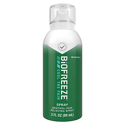 Biofreeze Cold Therapy Pain Relief Spray - 3 Fl. Oz. - Image 2