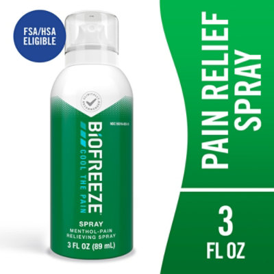 Biofreeze Menthol Pain Relieving Spray - 3 Fl. Oz. - Image 1