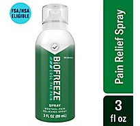 Biofreeze Cold Therapy Pain Relief Spray - 3 Fl. Oz.