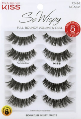 Kiss Ks Blowout Lash Multipk Pompad - 4 Count - Image 2