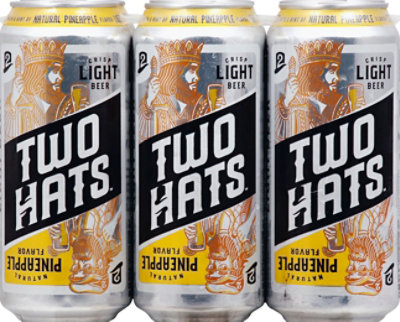 Two Hats Pineapple In Cans - 6-16 Fl. Oz. - Image 2