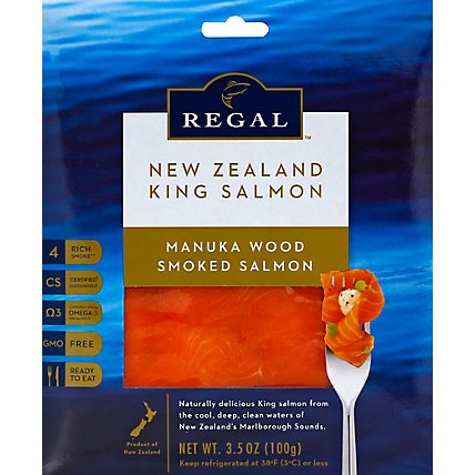 New Zealand King Salmon Smoked Manuka Wood - 100 Gram - Image 2