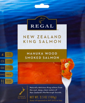 New Zealand King Salmon Smoked Manuka Wood - 100 Gram - Image 2