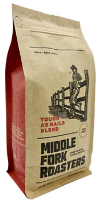 Middle Fork Tough As Nails Whl Bean Cof - 12 Oz - Image 1