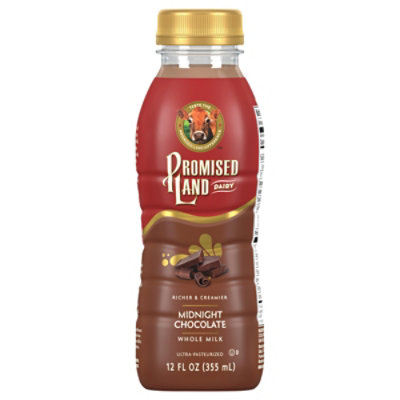 Promised Land Dairy Midnight Chocolate Whole Milk - 12 Oz - Image 2