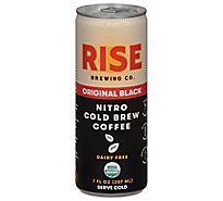 RISE Nitro Cold Brew Coffee Original Black Can - 7 Fl. Oz.