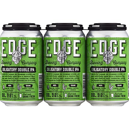 Edge Obligatory Double Ipa In Cans - 4-12 Fl. Oz. - Image 4