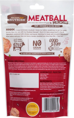 Rachael Ray Nutrish Treats for Dogs Meatball Morsels Pouch 3 Oz tomthumb