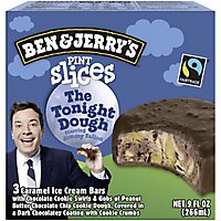Ben & Jerrys Ice Cream Bars Pint Slices The Tonight Dough 3 Count - 9 Oz - Image 2