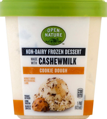 Open Nature Frozen Dessert Cashew Milk Cookie Dough - 1 Pint - Image 2