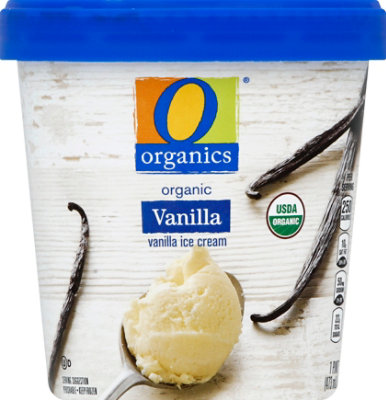 O Organics Ice Cream Vanilla - 1 Pint - Image 2