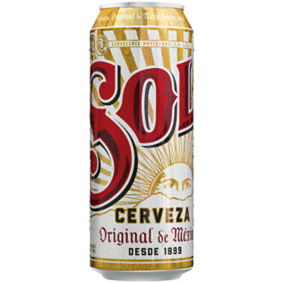 Sol Beer Mexican Lager 4.5% ABV Can - 24 Fl. Oz.