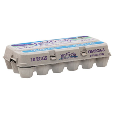 Nest Frsh Cgfre A MD Wht Egg - 18 Count