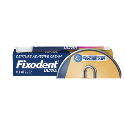 Fixodent Ultra Max Hold Secure Denture Adhesive - 2.2 Oz - Image 1