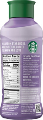 Starbucks Iec White Chocolate Mocha - 40 Fl. Oz. - Image 2