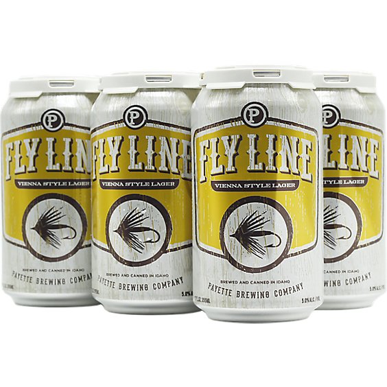 Payette Flyline Lager In Cans - 6-12 Fl. Oz.