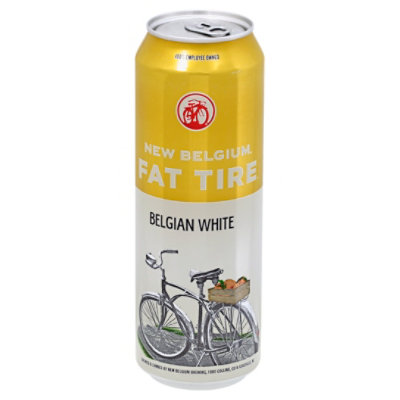 New Belgium Fat Tire Belgn White In Cans - 19.2 Fl. Oz.