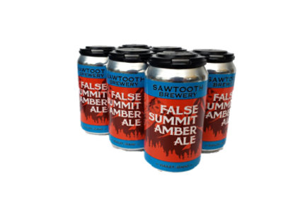 Sawtooth False Summit Amber Ale In Cans - 6-12 Fl. Oz.