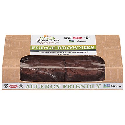Wholly Wholesome Brownies Fudge Gluten Free - 7 Oz - Image 2