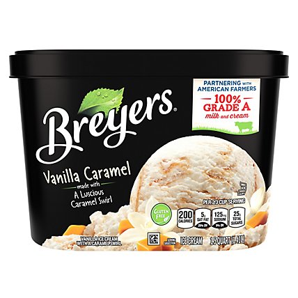 Breyers Original Vanilla Caramel Ice Cream - 48 Oz - Image 5