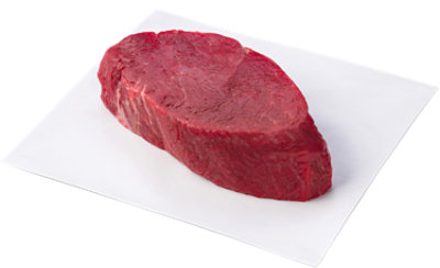 Meat Counter Beef USDA Prime Tenderloin Steak Service Case - 1 LB
