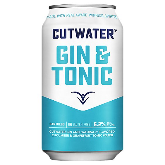 Cutwater Spirits Gin And Tonic In Can - 12 Fl. Oz.