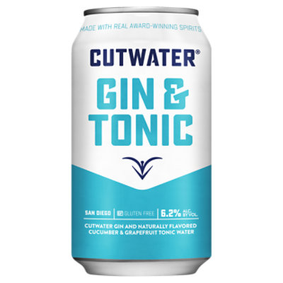 Cutwater Spirits Gin And Tonic In Can - 12 Fl. Oz.
