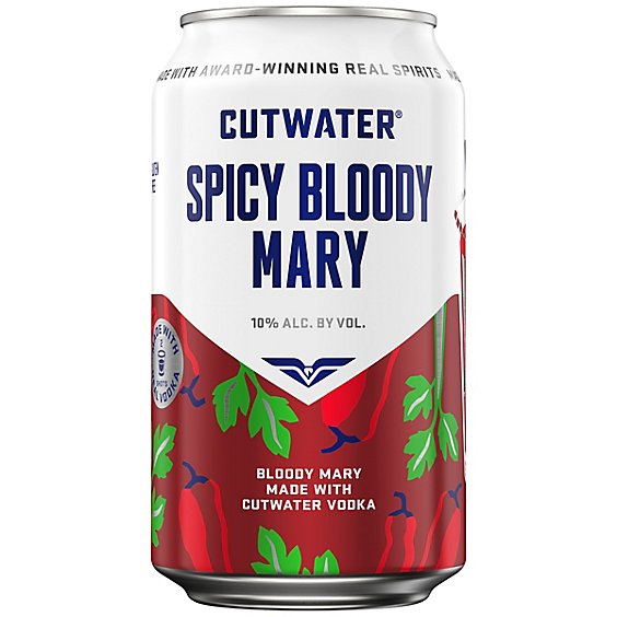 Cutwater Spirits Spicy Bloody Mary In Can - 12 Fl. Oz.