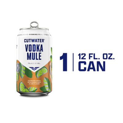 Cutwater Spirits Rtd Vodka Mule Cans - 12 Fl. Oz.