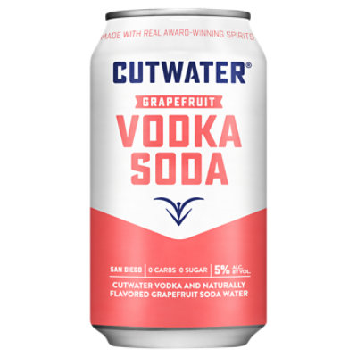 Cutwater Spirits Rtd Vodka Soda Grapefruit Cans - 12 Fl. Oz.