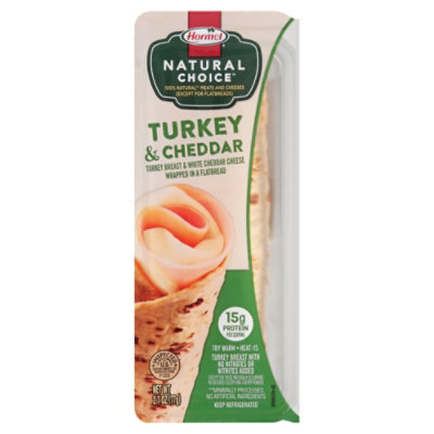 Hormel Natural Choice Wraps Turkey/White Cheddar - 2.7 Oz - Image 3