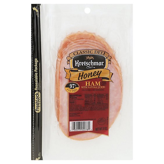 Kretscmar Honey Ham - 8 Oz