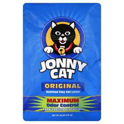 Jonny Cat Cat Litter Original Scented Clay Maximum Odor Control Long Lasting Bag 20 Lb safeway