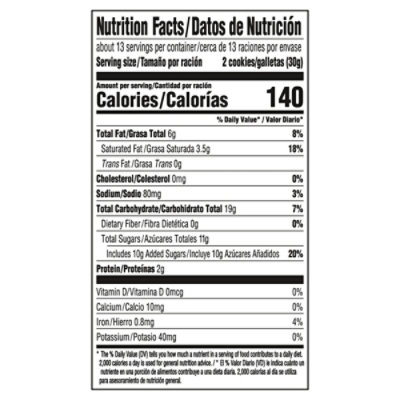 CHIPS AHOY! Chewy Chocolate Chip Cookies with Reese's Peanut Butter Cups Family Size - 14.25 Oz - Image 4